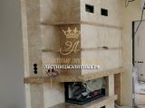 Облицовка камина и стены до потолка, «Янтарный Бор» — фото 2