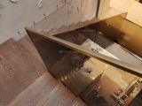 Лестница с 2 на 3 этаж из дуба на косоурах «Жидкий металл» — фото 6
